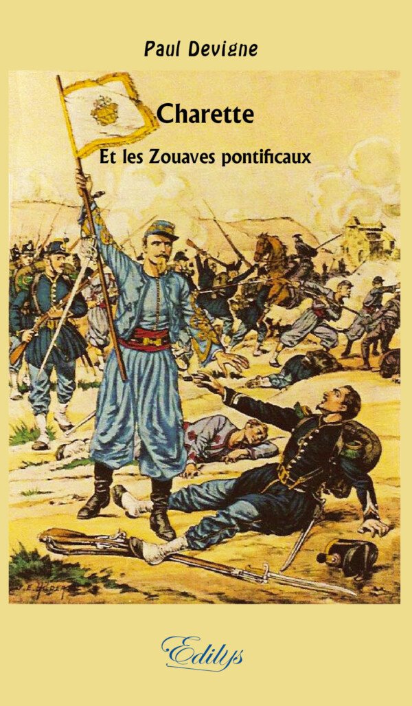 Paul Devigne, Charette et les Zouaves pontificaux